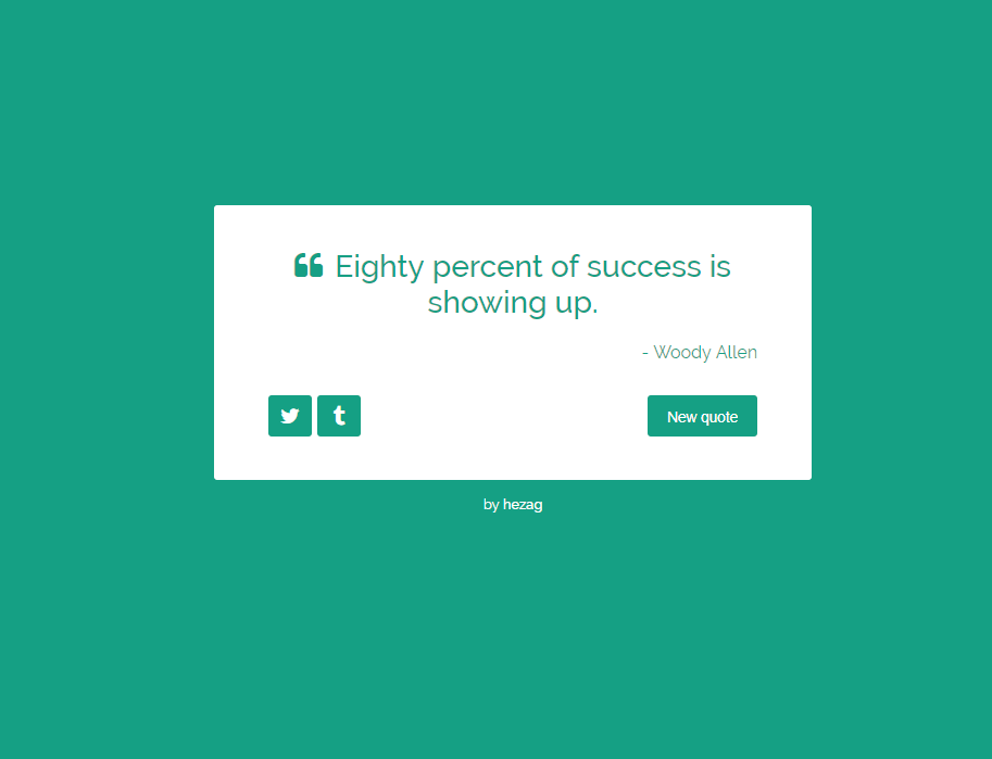  Random Quote Machine
